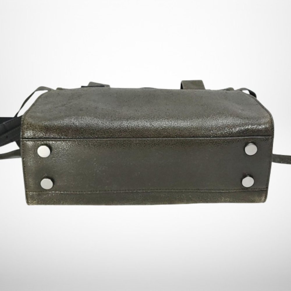 Brunello Cucinelli Buffed Leather Shoulder Bag. Monili - Picture 7 of 16